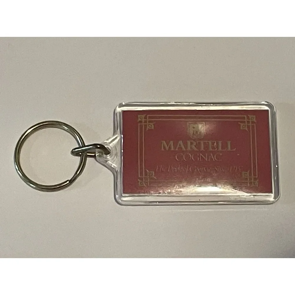 VINTAGE MARTELL‎ COGNAC SINCE 1715 KEYRING*RARE* Key Fob